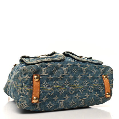 Louis Vuitton Denim Baggy GM Blue 4 of 14