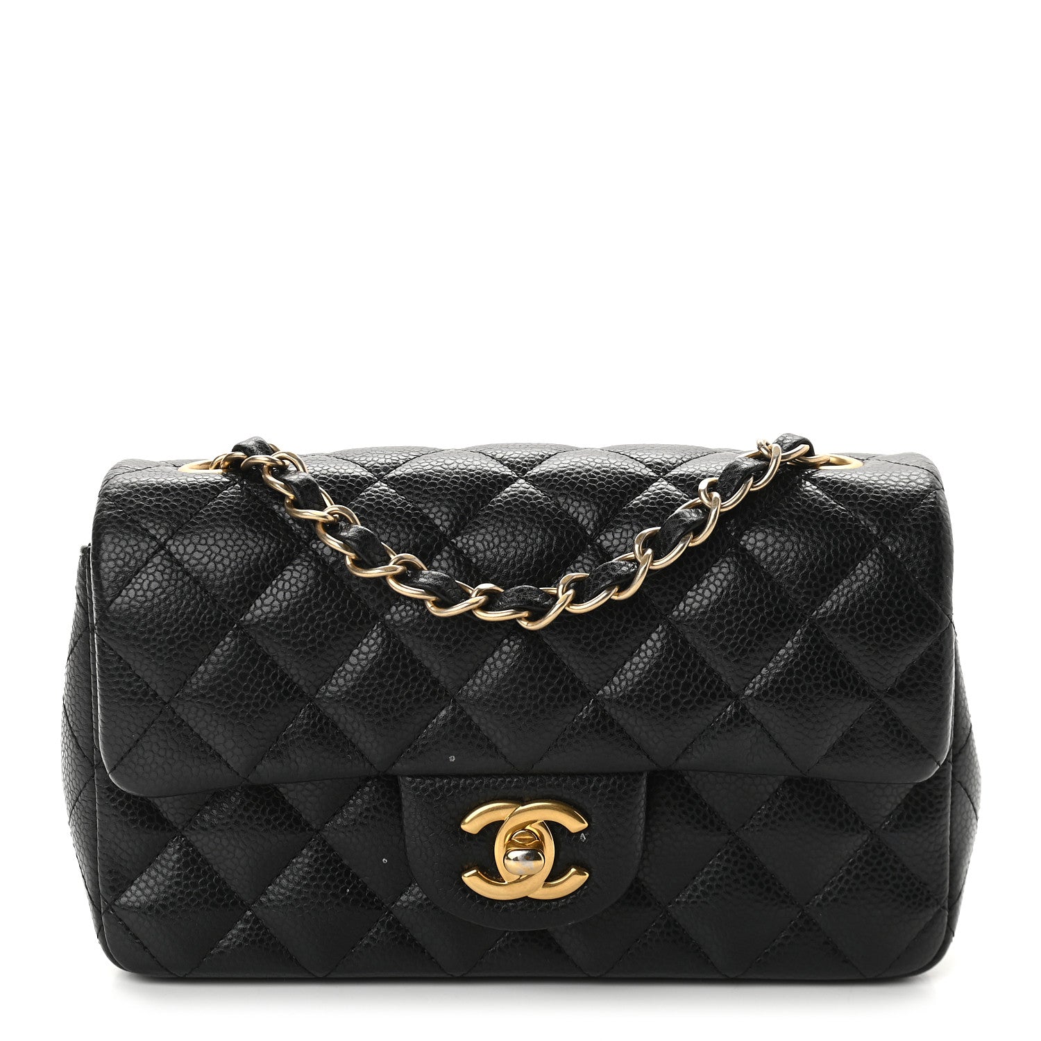 Chanel Caviar Quilted Mini Rectangular Flap Black 1 of 8