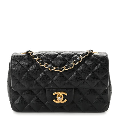 Chanel Caviar Quilted Mini Rectangular Flap Black 1 of 8