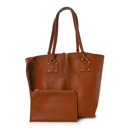 Chloe Smooth Calfskin Medium Vick Tote Caramel 1 of 9