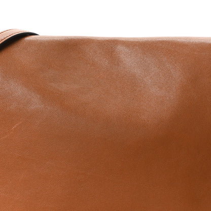 Celine Shiny Lambskin Soft Triomphe Besace Bag Soft Tan 7 of 9