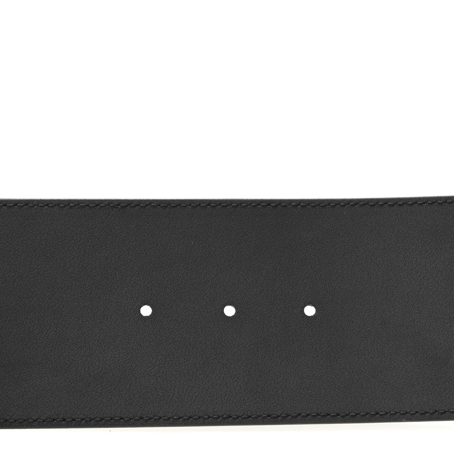 Gucci Moon Calfskin Pearl Double G 70mm Belt 80 32 Black Cream 4 of 7
