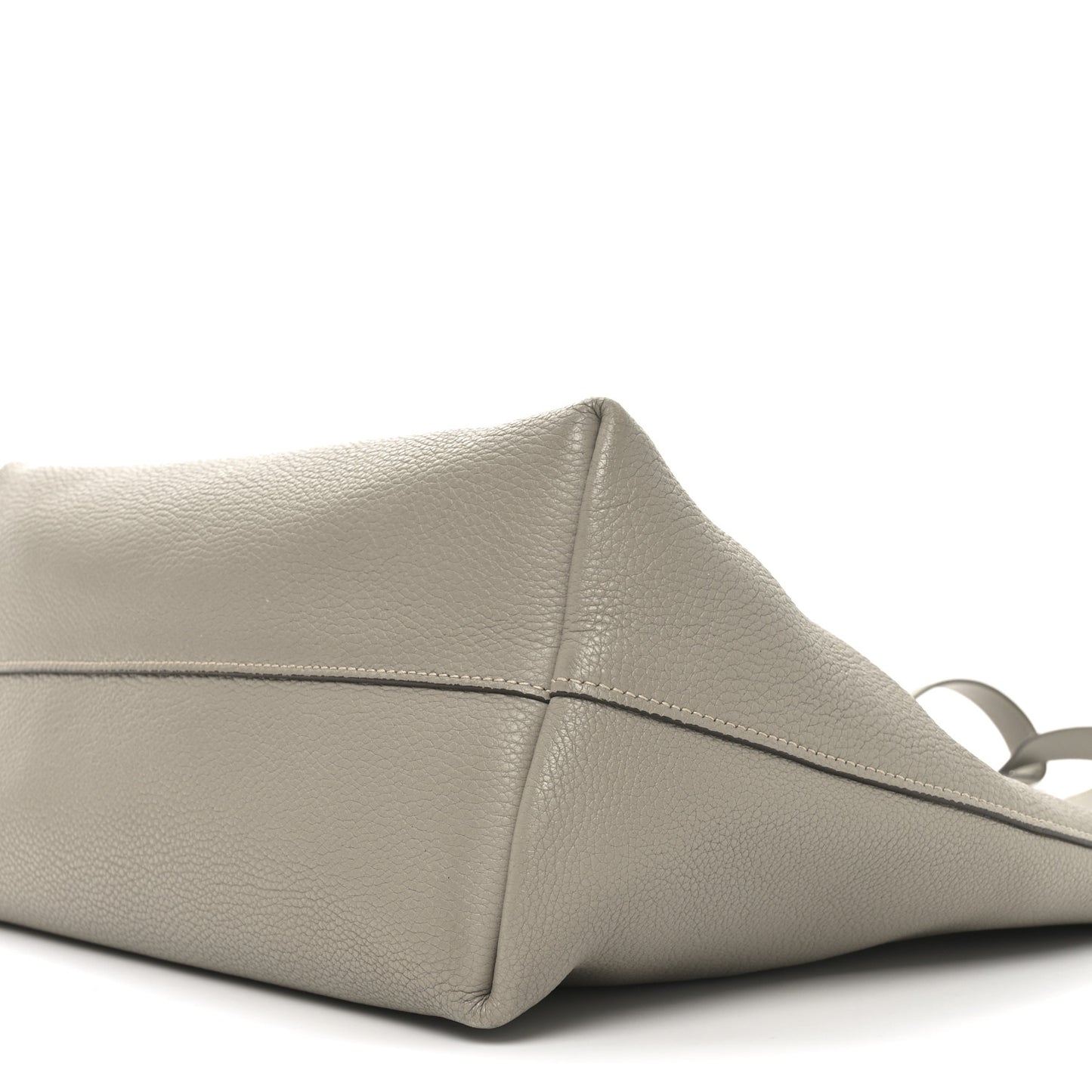 Vitello Daino Pocket Shopping Tote Pomice