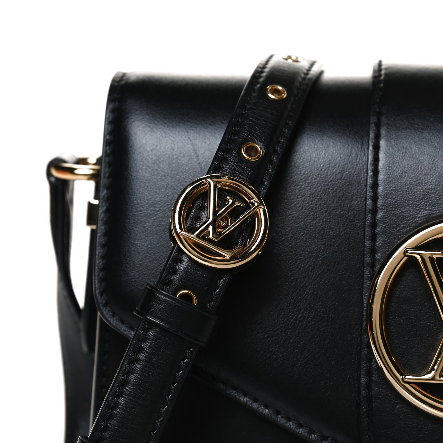 Louis Vuitton Smooth Calfskin LV Pont 9 Black 11 of 14