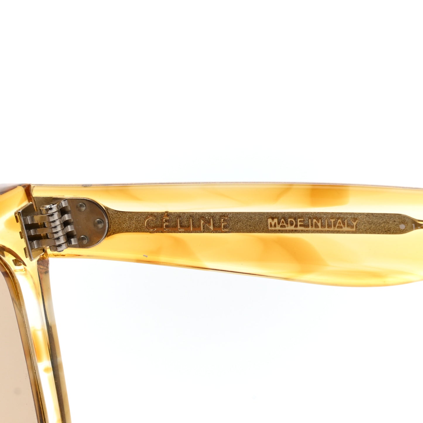 Oversized Square Sunglasses CL40055F Yellow
