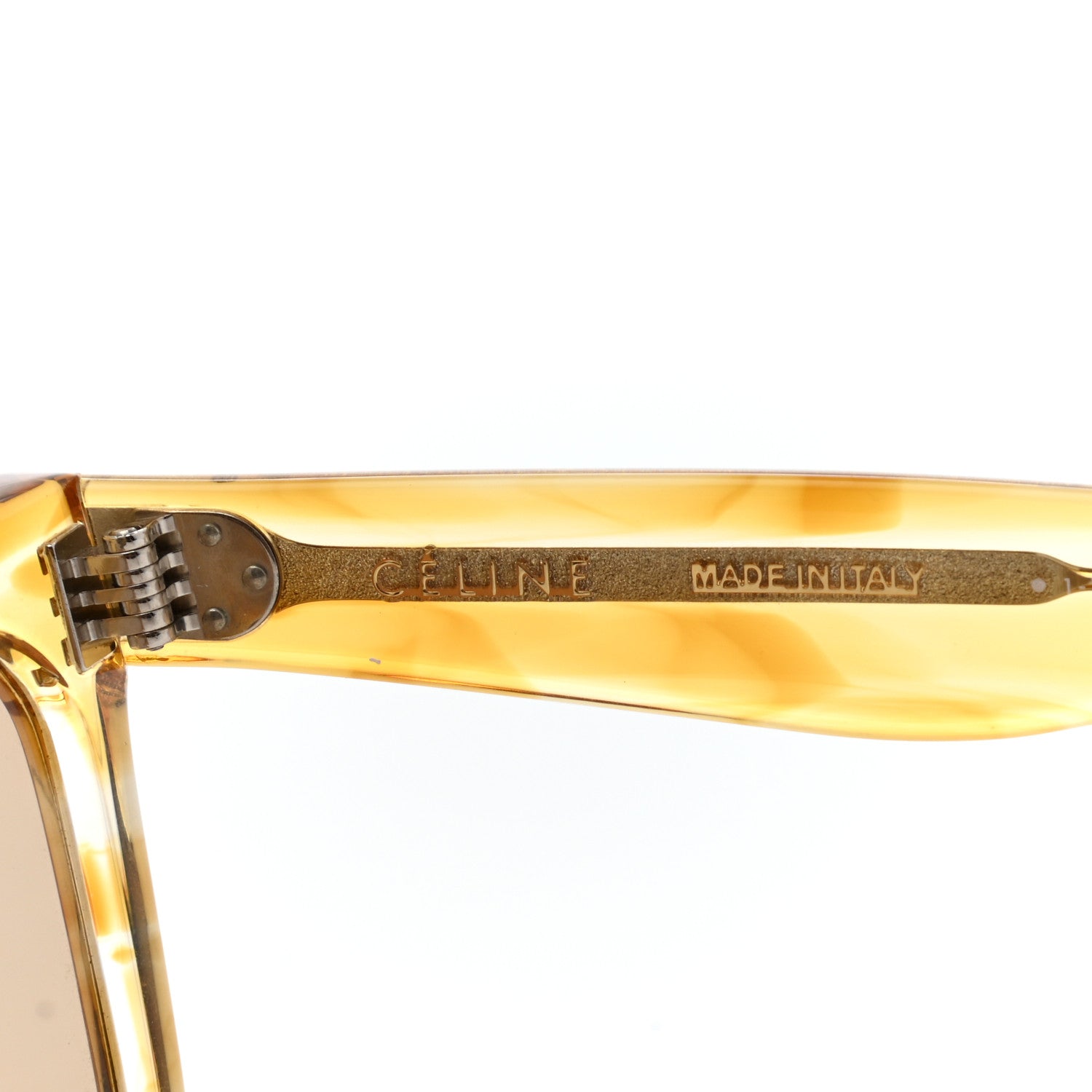 Celine Oversized Square Sunglasses CL40055F Yellow 6 of 8