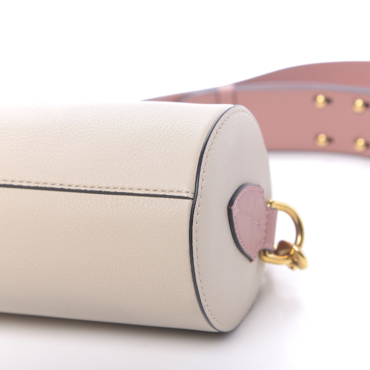Burberry Calfskin The Barrel Bag Limestone Dusty Rose 12 of 12