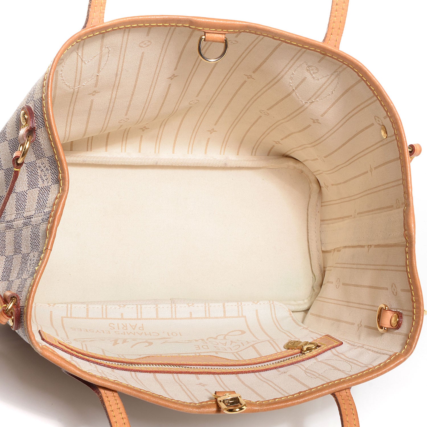 Louis Vuitton Damier Azur Neverfull PM 5 of 7