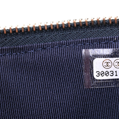 Chanel Caviar Quilted Classic iPhone Pouch Navy 7 of 8