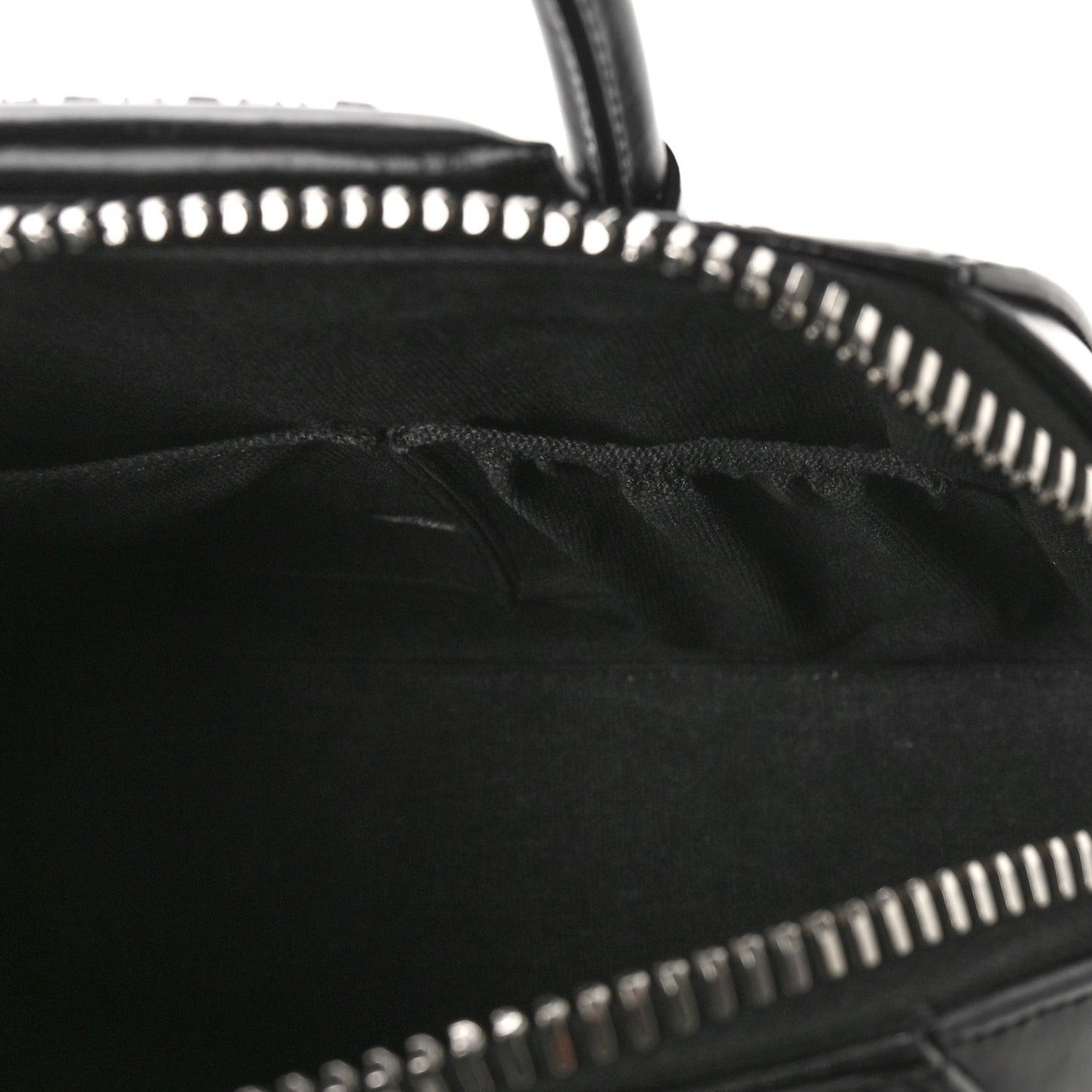 Shiny Lord Calfskin Mini Antigona Black