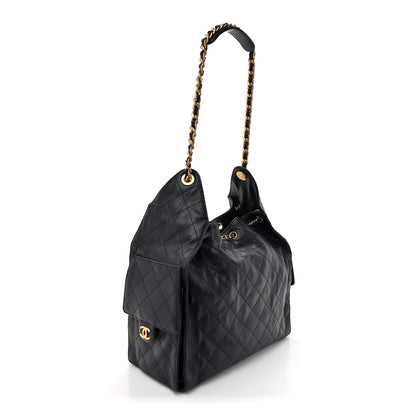 Chanel Caviar Quilted Medium Chanel 25 Handbag Dark Navy 4 of 14