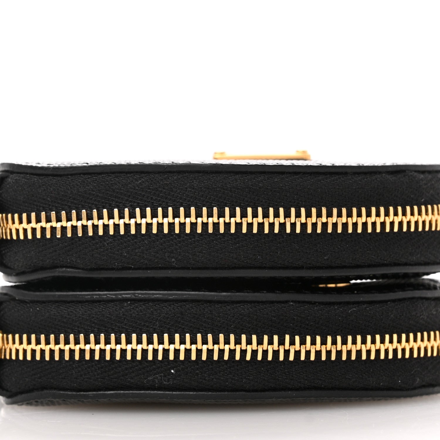 Prada Saffiano Mini Heart Pouch Black 9 of 9