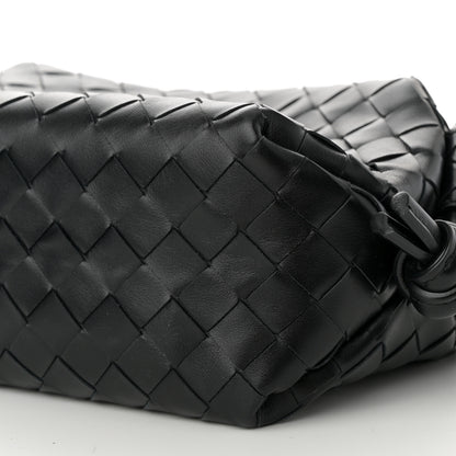 Bottega Veneta Calfskin Intrecciato Small Loop Top Handle Black 10 of 10