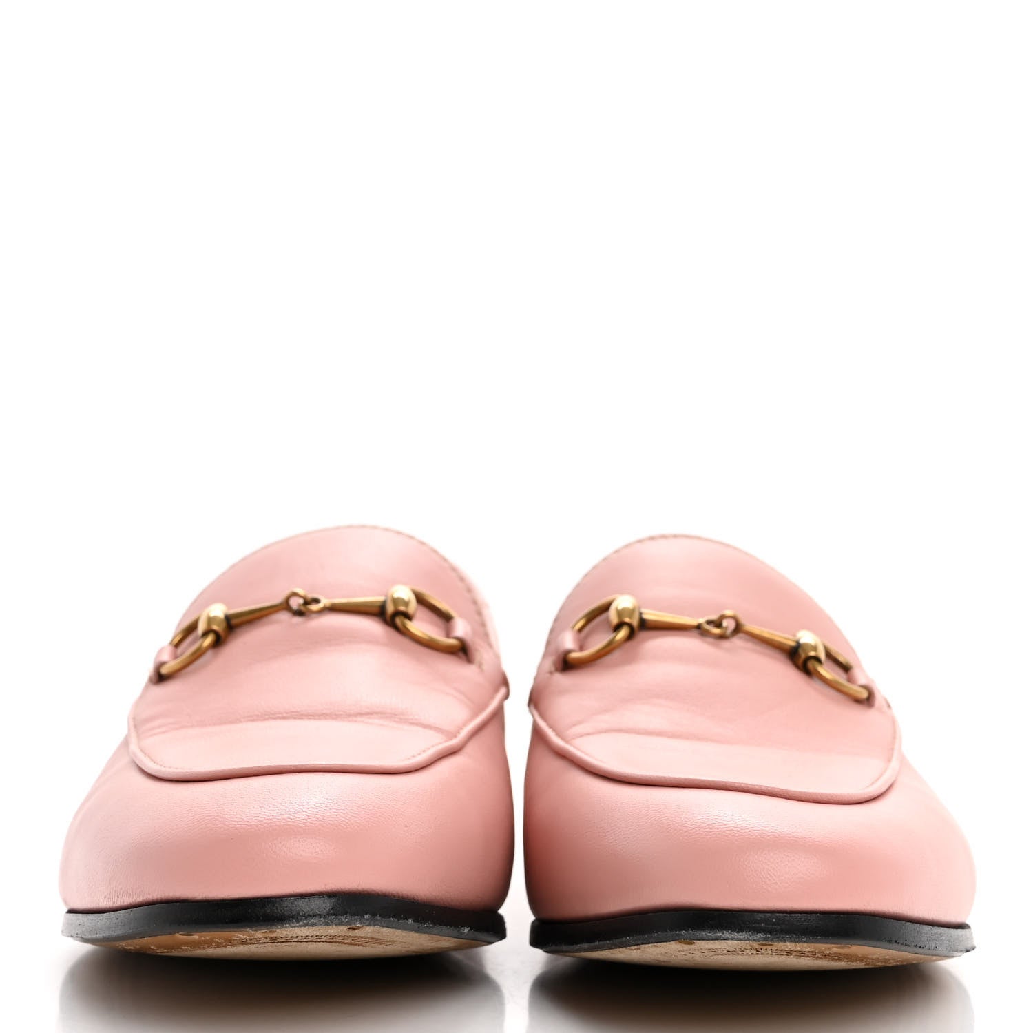 Gucci Lambskin Womens Brixton Horsebit Loafers 39 Perfect Pink 3 of 12