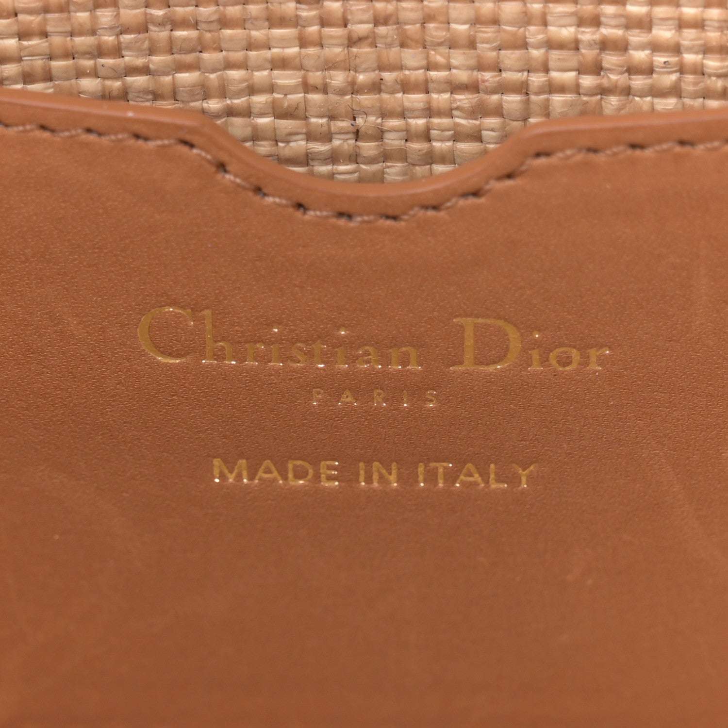 Christian Dior Raffia Macro Cannage Lady D-Joy Natural 6 of 13