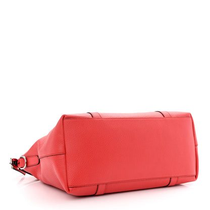 Gucci Dollar Calfskin Medium GG Charm Dome Satchel Sporting Red 4 of 11
