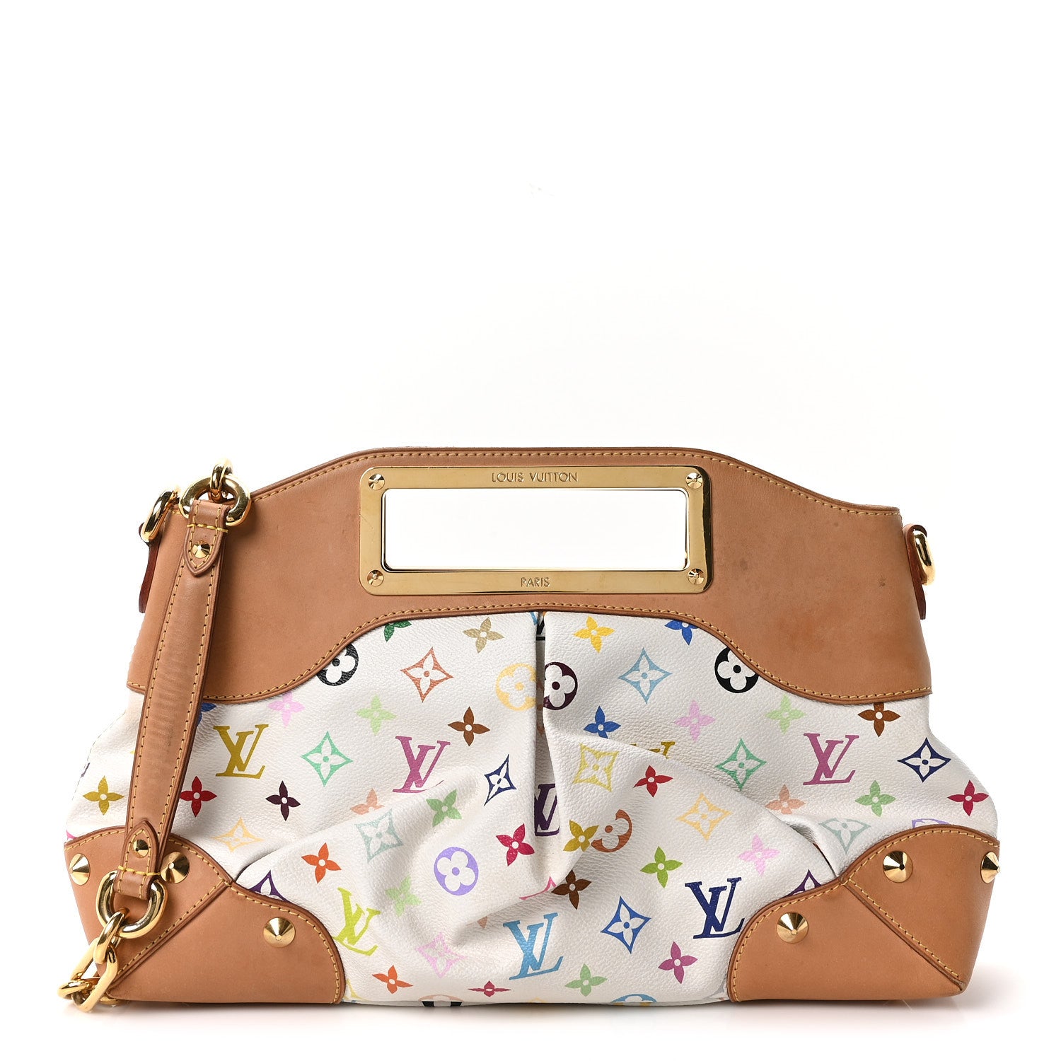 Louis Vuitton Monogram Multicolor Judy MM White 1 of 9