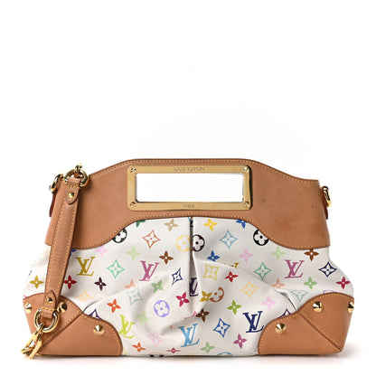 Louis Vuitton Monogram Multicolor Judy MM White 1 of 9