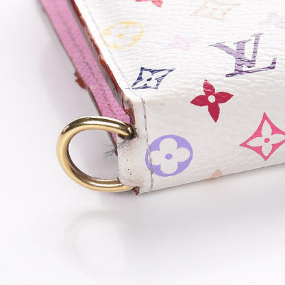 Louis Vuitton Monogram Multicolor Insolite Wallet White Litchi 6 of 8
