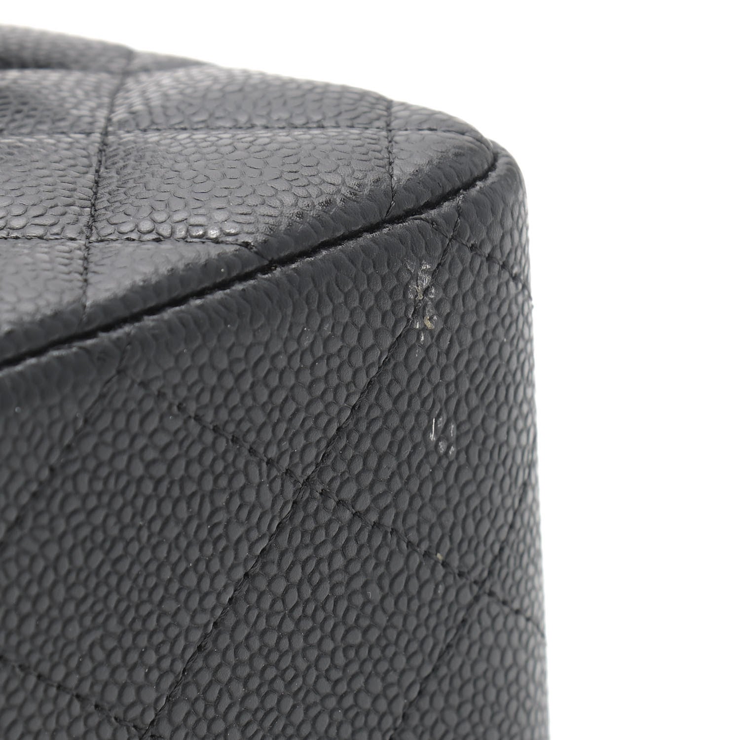 Chanel Caviar Quilted Jumbo Double Flap Black 10 of 11