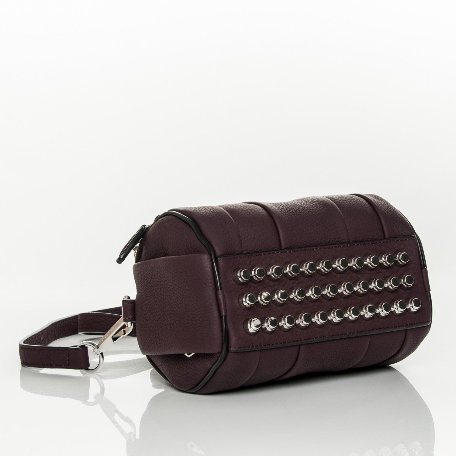 Alexander Wang Pebbled Calfskin Mini Rockie Matte Oxblood 5 of 8