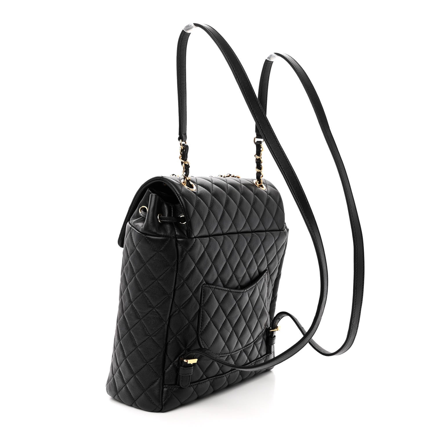 Chanel Lambskin Quilted Large Urban Spirit Backpack Black 3 of 10