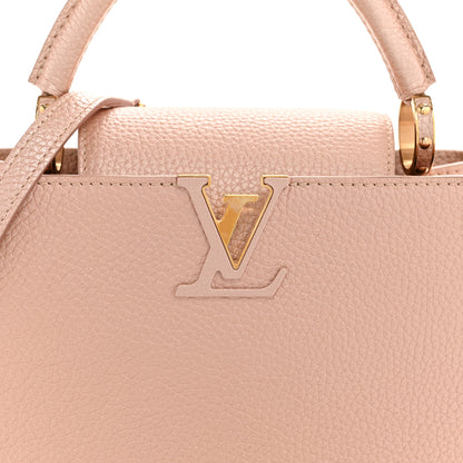 Louis Vuitton Metallic Taurillon Capucines BB Pearly Pink 7 of 10
