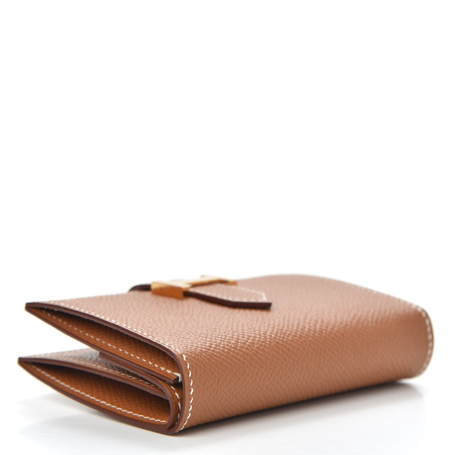 Hermes Epsom Mini Bearn Wallet Gold 4 of 8