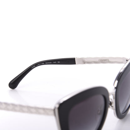 Chanel Cat Eye Quilted Sunglasses 5388 Black 7 of 9