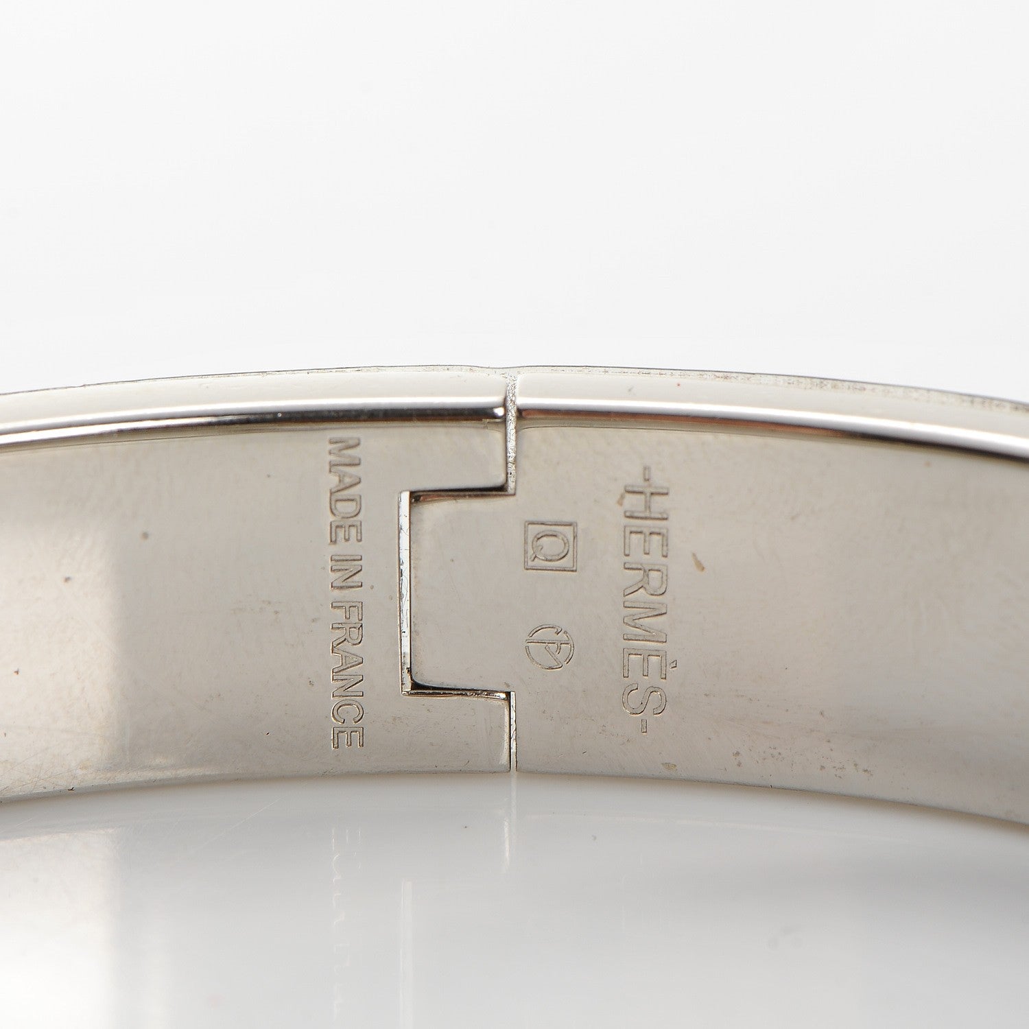 Hermes Enamel Narrow Clic Clac H Bracelet PM Black 4 of 5