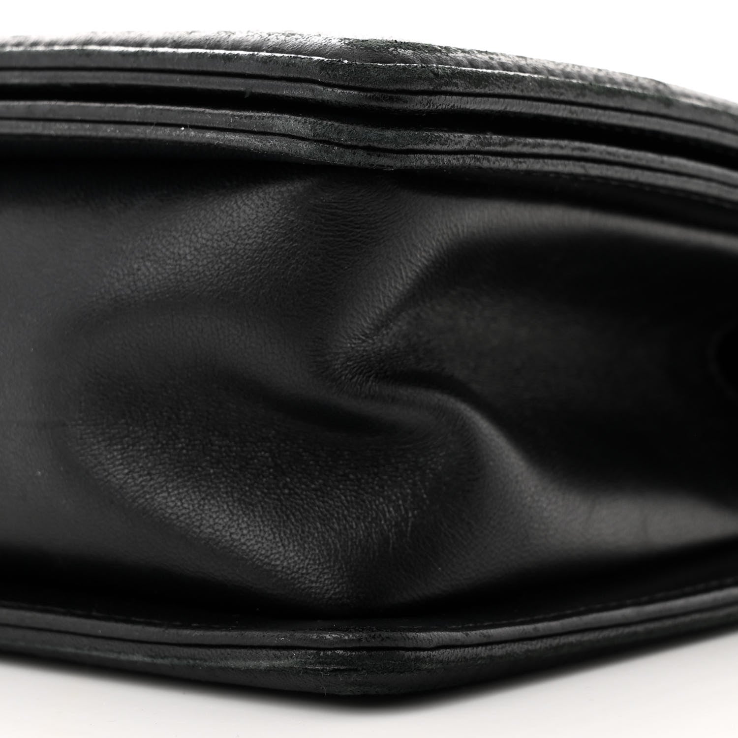 Chanel Lambskin Chevron Quilted Medium Boy Flap Black 10 of 11