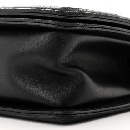 Chanel Lambskin Chevron Quilted Medium Boy Flap Black 10 of 11