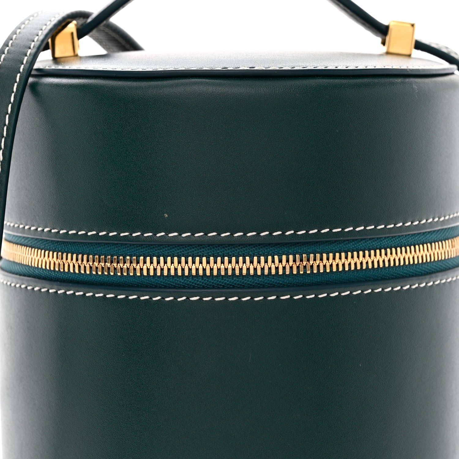Loro Piana Smooth Calfskin Extra Case Medium New Petrolio 7 of 9
