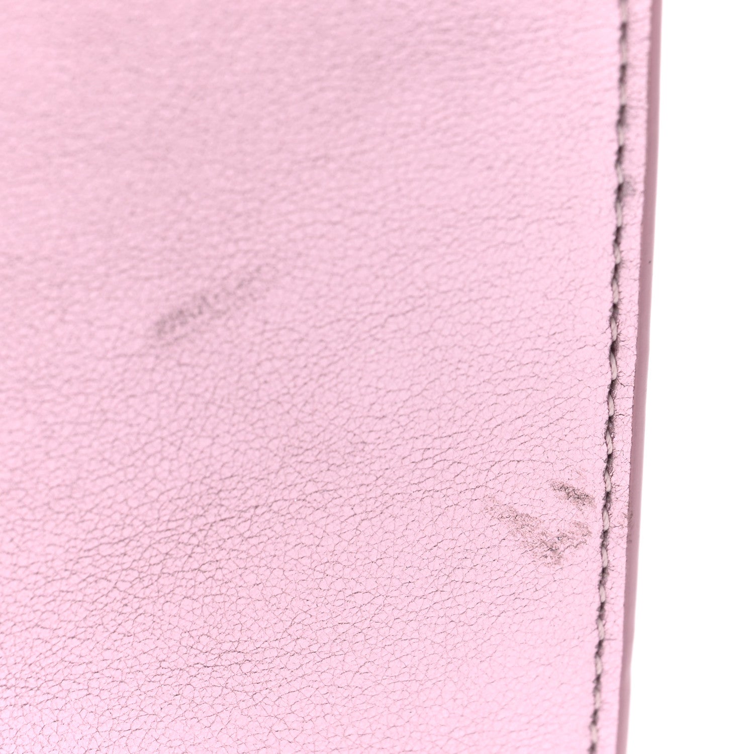 Saint Laurent Metallic Calfskin Monogram Envelope Chain Wallet Pink 11 of 11