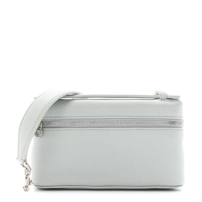 Loro Piana Grained Calfskin Extra Pocket Mini Pouch Minty Breeze 1 of 11