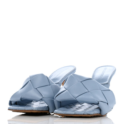 Bottega Veneta Nappa Maxi Intrecciato Lido Mule Sandals 37 Ice 3 of 9