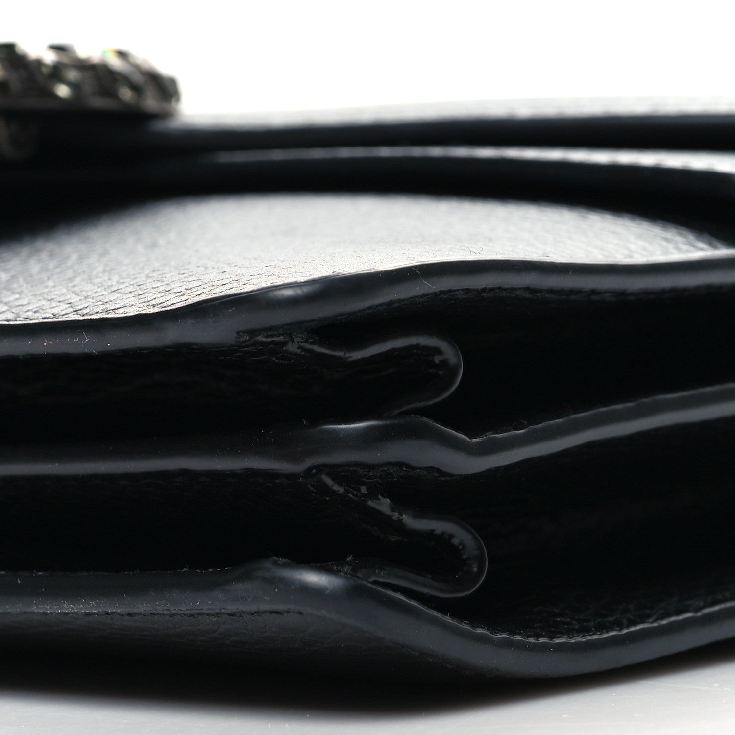 Gucci Pebbled Calfskin Small Dionysus Shoulder Bag Black 12 of 12