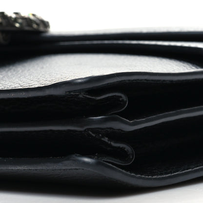 Gucci Pebbled Calfskin Small Dionysus Shoulder Bag Black 12 of 12