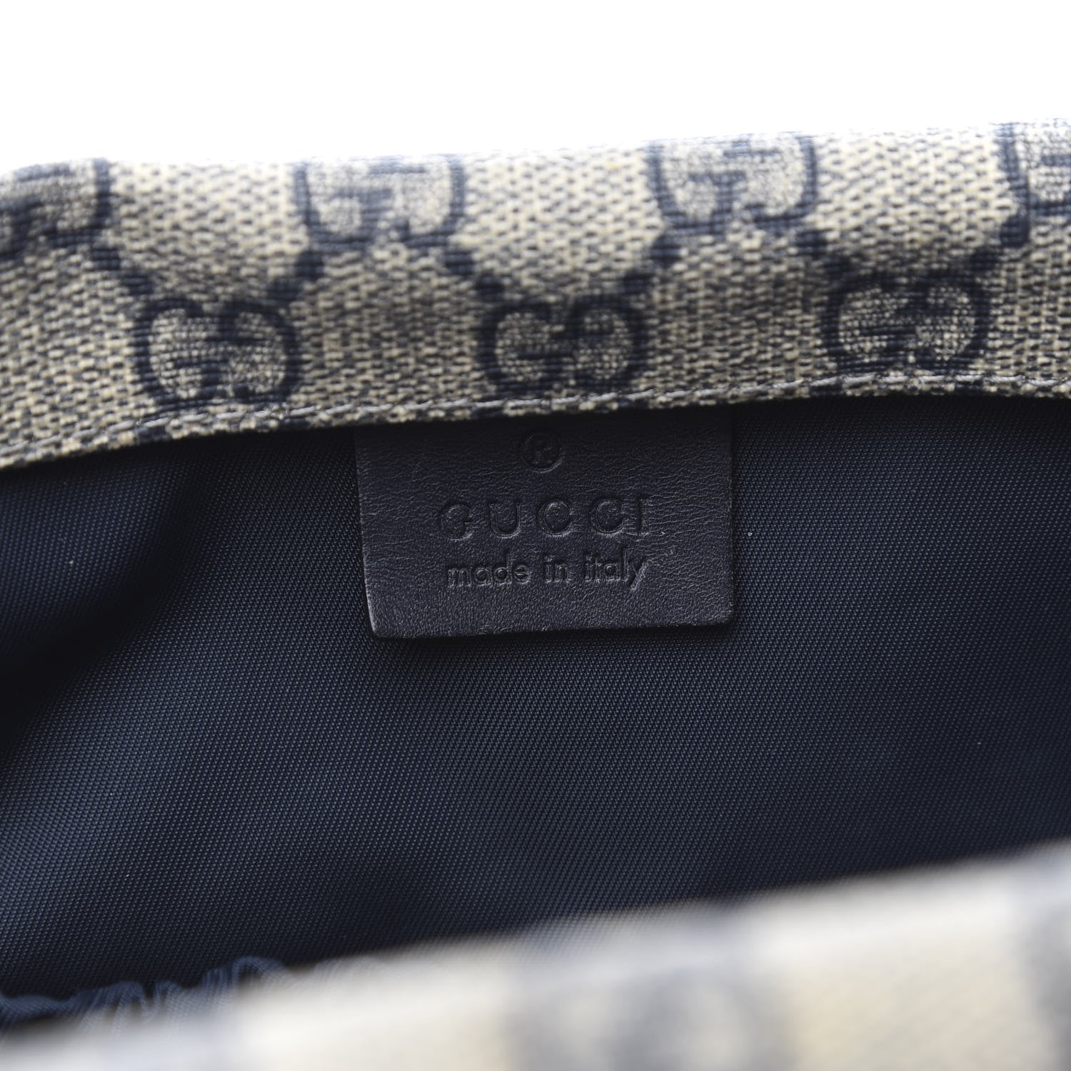 Gucci GG Plus Monogram Messenger Diaper Bag Navy 6 of 12