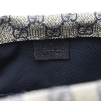 Gucci GG Plus Monogram Messenger Diaper Bag Navy 6 of 12