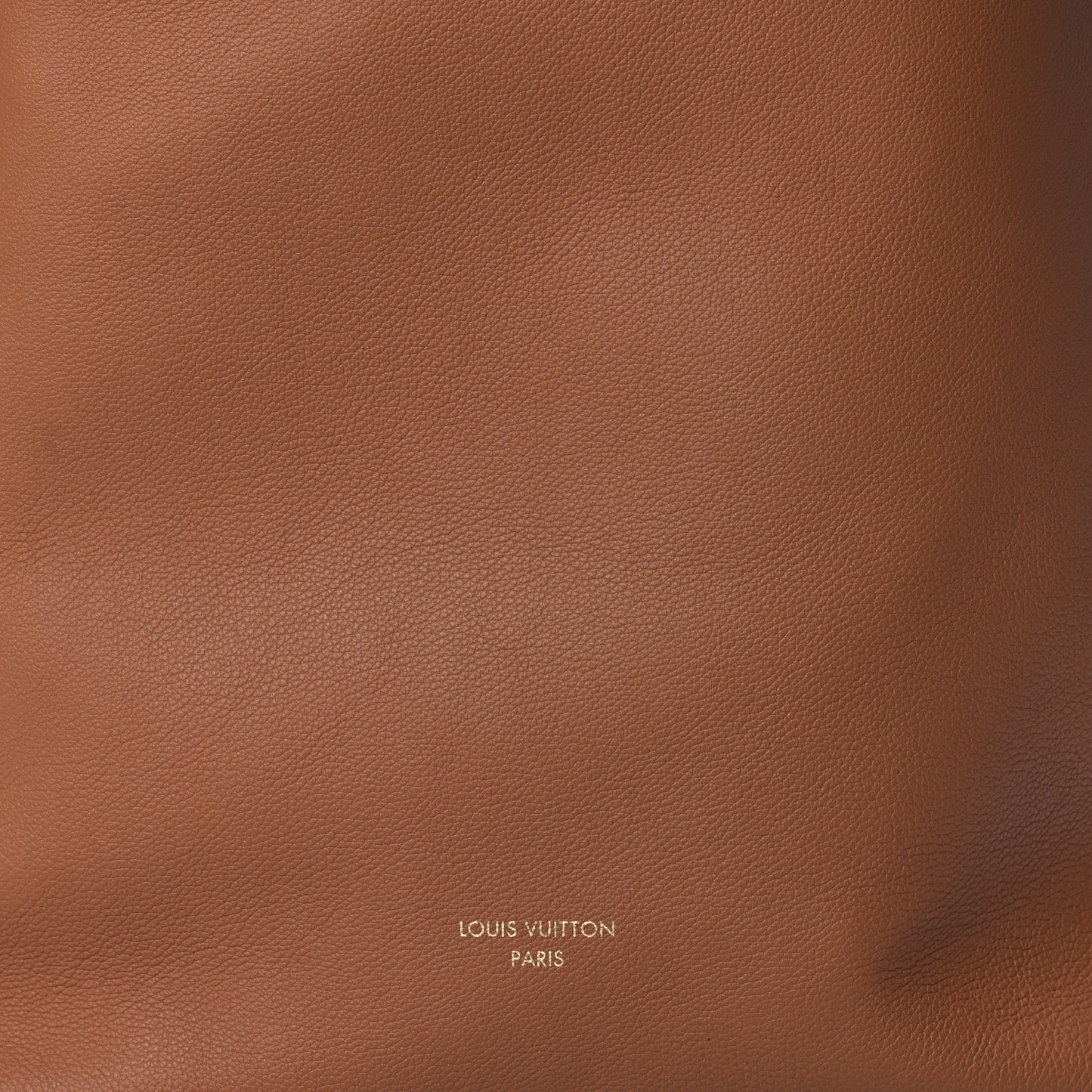 Grained Calfskin Low Key Hobo MM Cognac