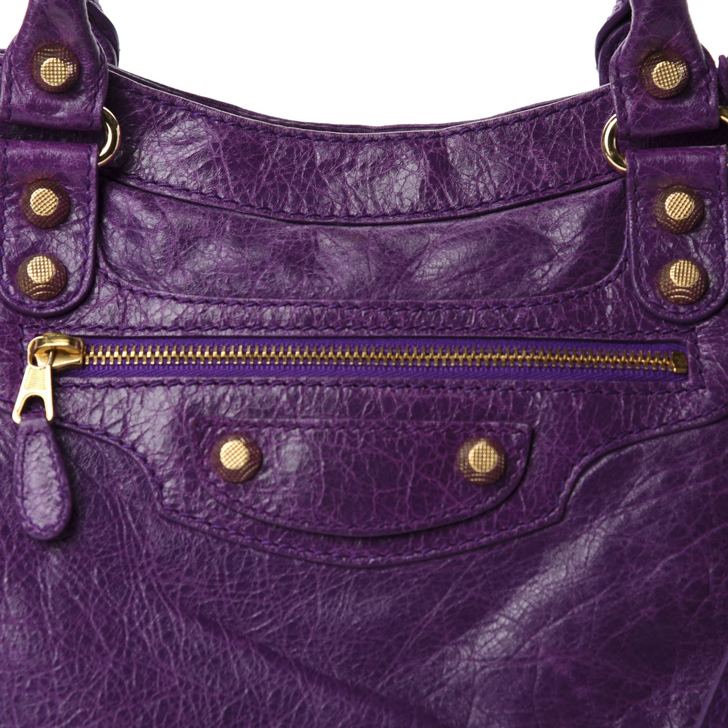Balenciaga Agneau Giant 12 Gold Hardware Velo Ultraviolet 10 of 10