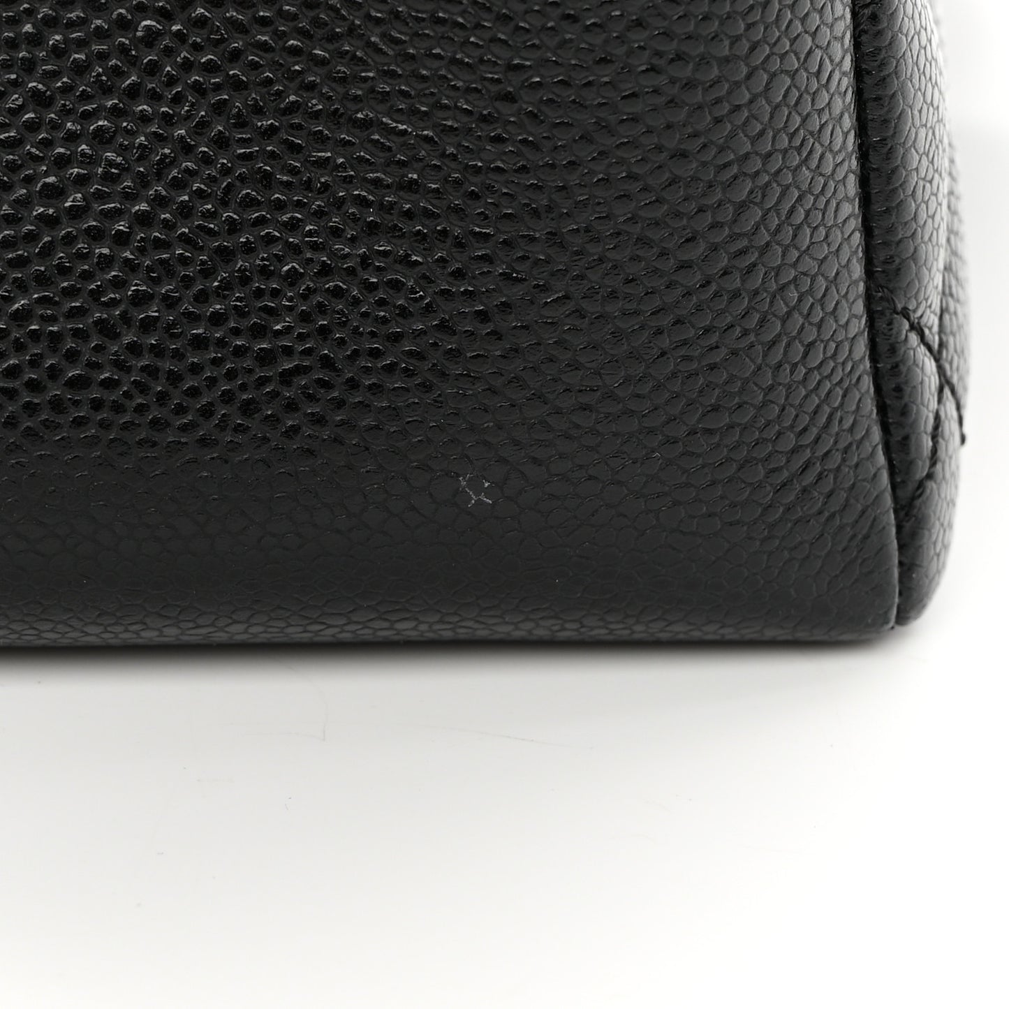Caviar Quilted Grand Shopping Tote GST Black