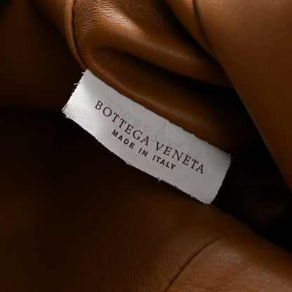 Bottega Veneta Smooth Butter Calf The Pouch Oversized Clutch Teak 7 of 8