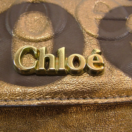 Leather Logo XL Shopper Tote Bronze