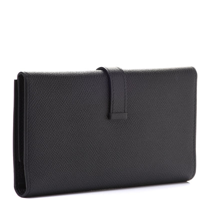 Hermes Epsom Tri-Fold Bearn Wallet Black 3 of 8