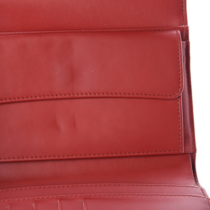 Chanel Caviar Quilted Large Flap Wallet Red 10 of 13