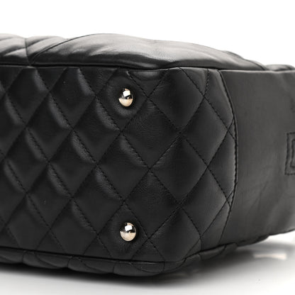 Chanel Calfskin Quilted Large Cambon Bowler Black 10 of 10