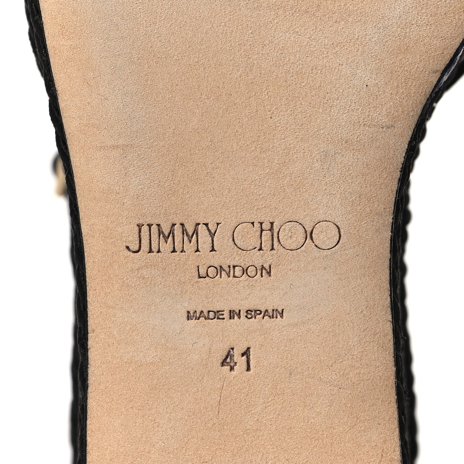 Jimmy Choo Suede Ariela 110 Wedge Sandals 41 Black 6 of 8