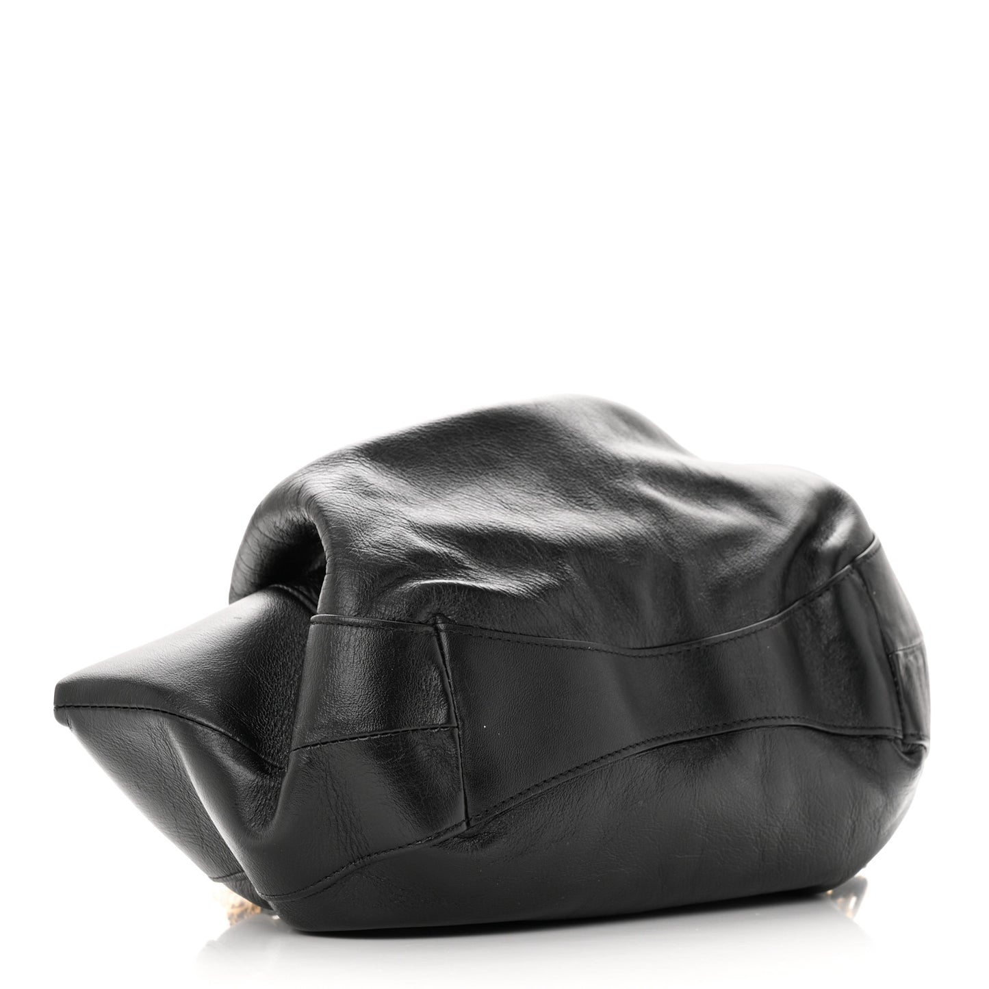 Calfskin Kenny Mini Shoulder Bag Black